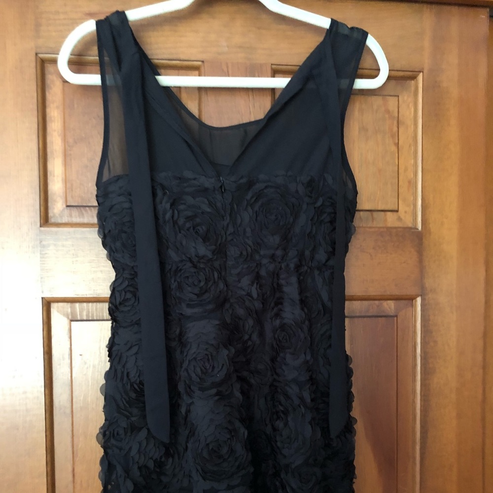 Black rose dress